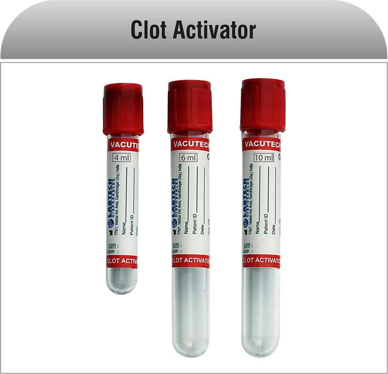 Clot Activator Tube