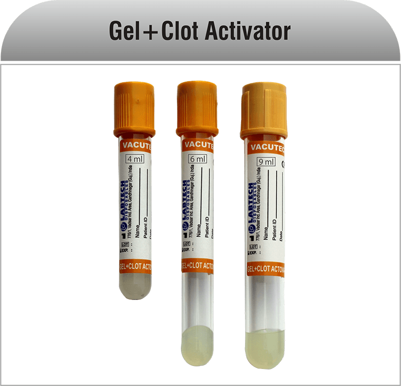 Gel + Clot Activator Tube