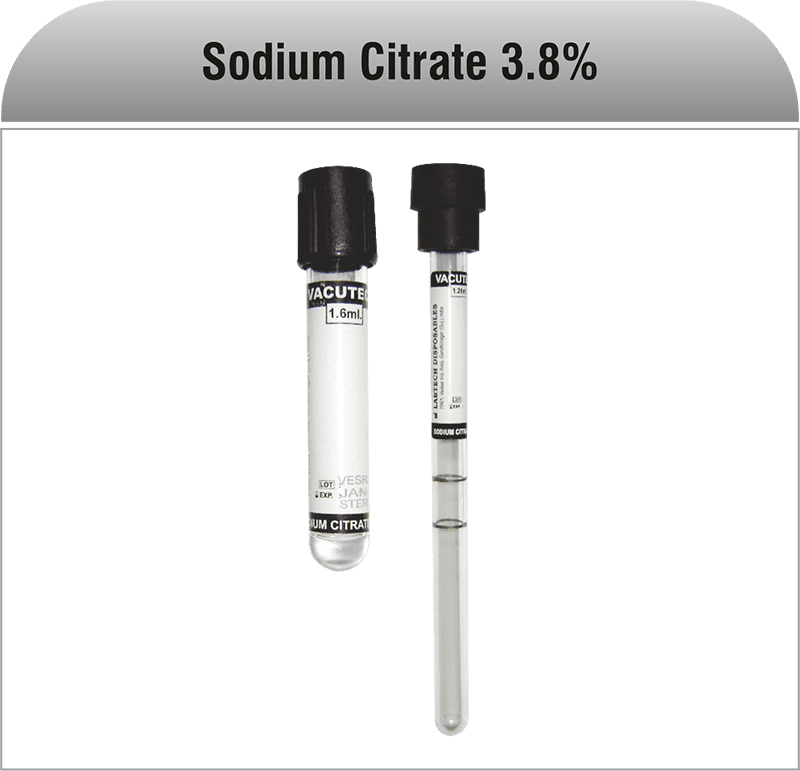 Sodium Citrate 3.8% Tube